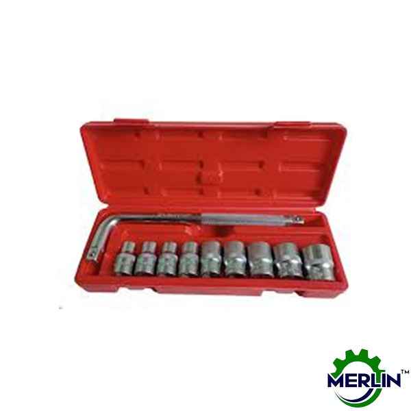 JMES 10pcs 1/2″ Socket Set